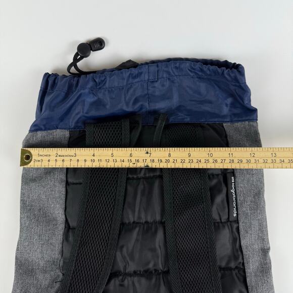 WVU Mountaineers Drawstring Backpack Cinch Bag Logobrands West Virginia - Picture 7 of 8